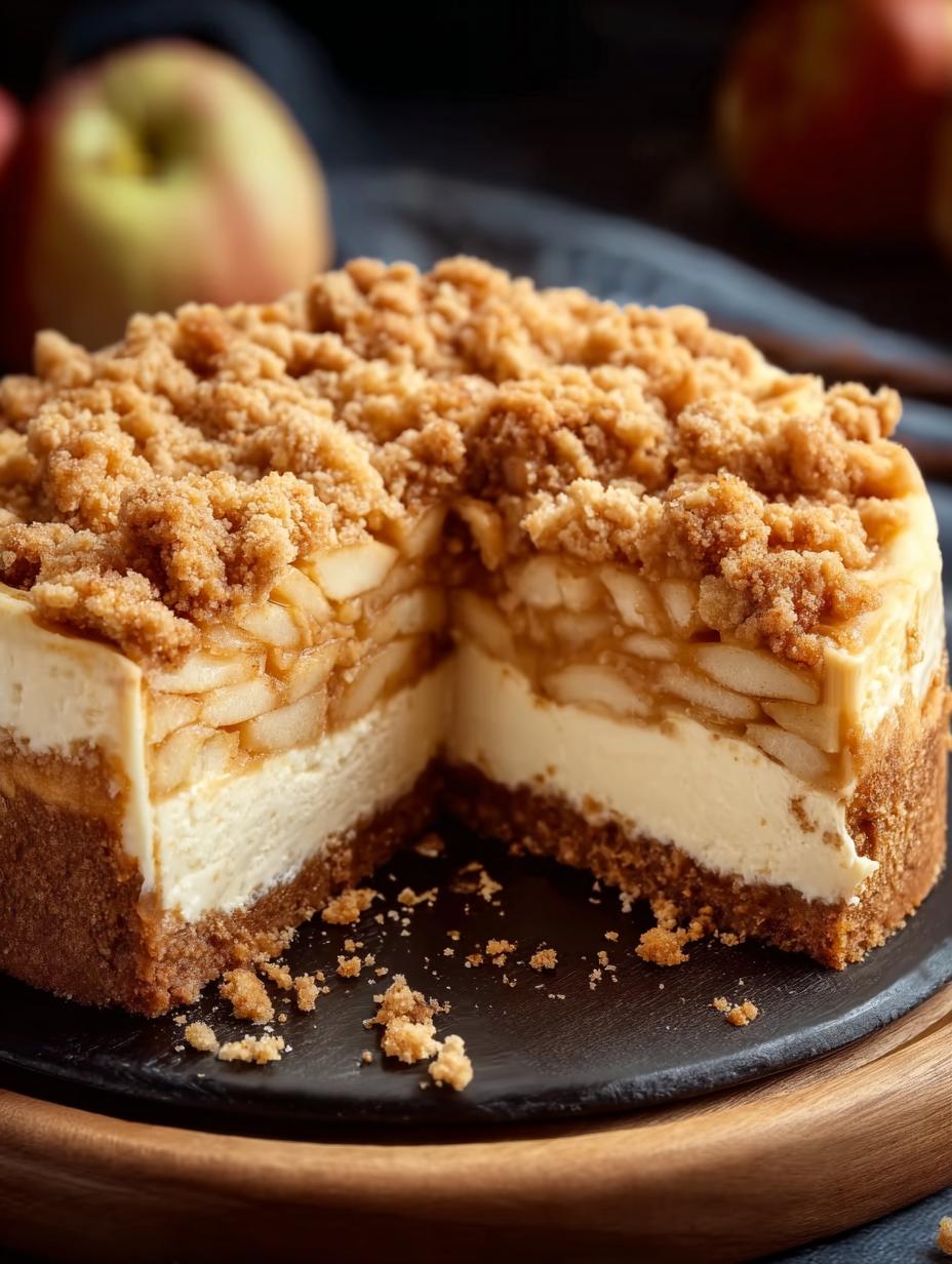 Irresistible Apple Crumble Cheesecake Zawa Recipes irresistible-apple-crumble-cheesecake-zawa-recipes
