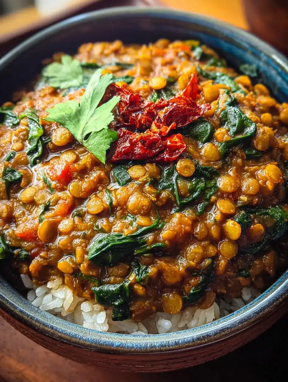 Spicy-Lentils-Spinach